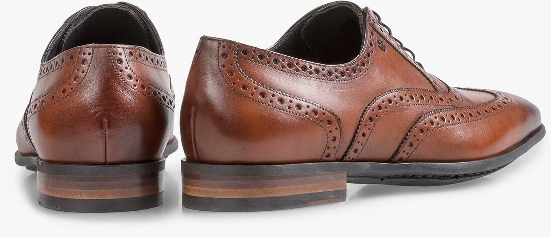 cognac van bommel nette schoenen sbm-30121