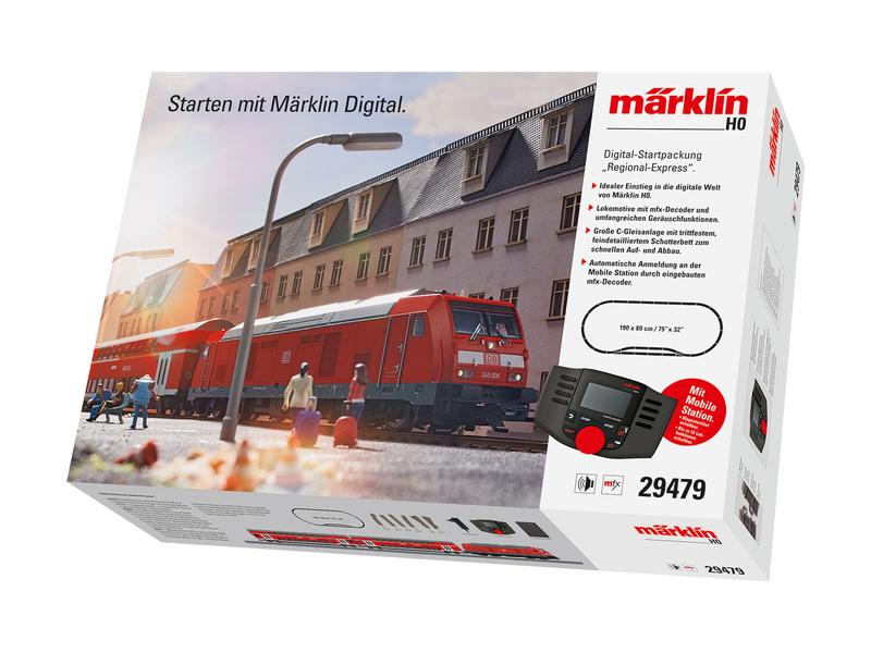 Märklin Startpackung Digital, Regional Express, VI, H0, AC Startpackung mit vielen Details und Zubehör für die digitale Welt von Märklin