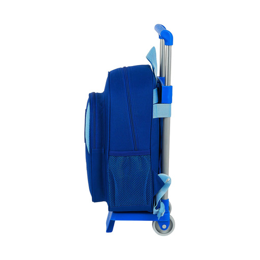 Mochila infantil pequena Real Zaragoza com rodinhas