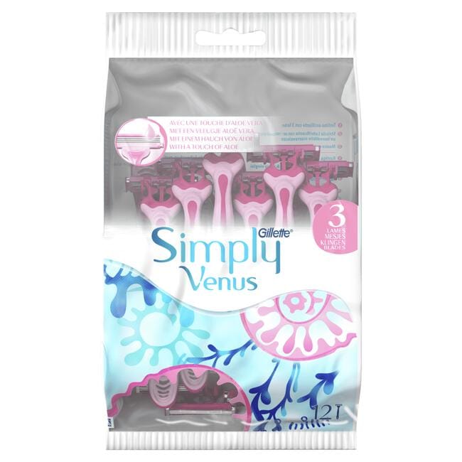 Gillette Venus Simply 3 Wegwerpmesjes 12 Suks