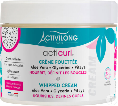 Activilong Acticurl Crème Fouettée Coiffante Tous Types De Boucles Pot 300ml