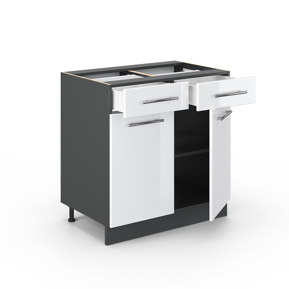 VICCO Schubunterschrank 80 cm Küchenschrank Hängeschrank Küchenzeile Fame-Line