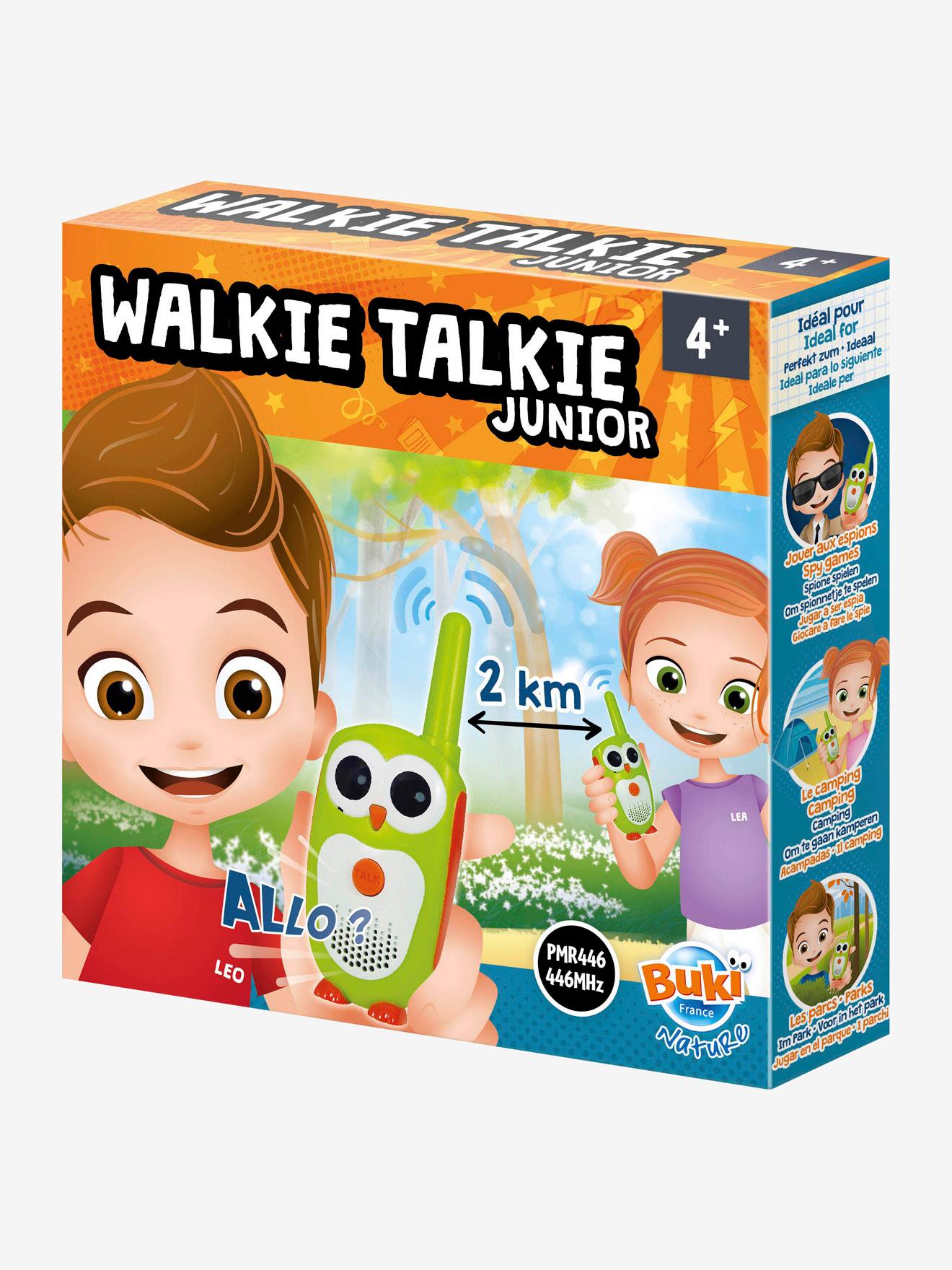 Walkie Talkie Junior BUKI verde