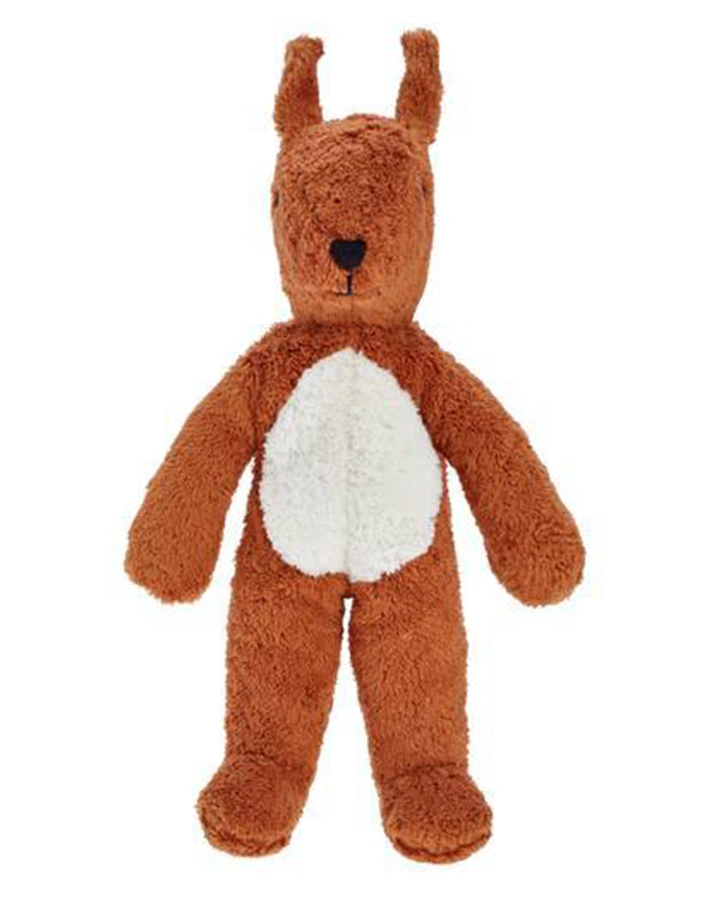 Schlenkerkuscheltier EICHHÖRNCHEN KLEIN (32cm) in rotbraun