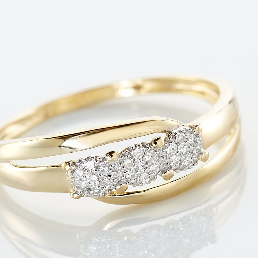 Bague Nolan Or Jaune Diamant