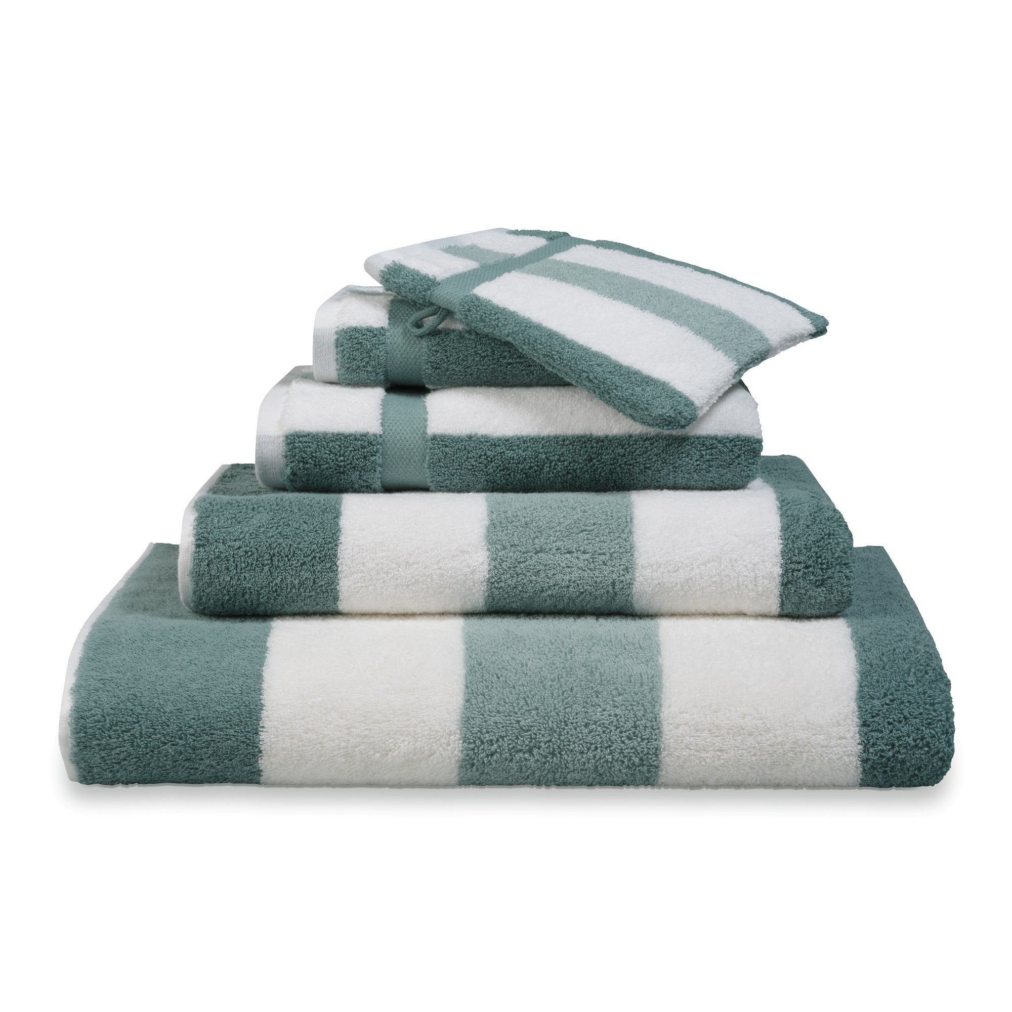 Vancouver Badtextiel Mineral Blue | 90 x 195 cm | Blauw | Katoen