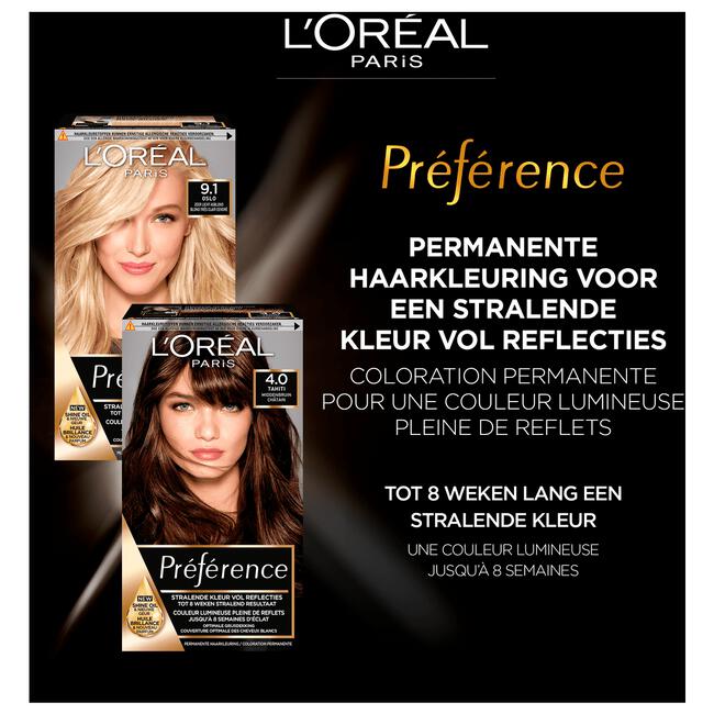 L'Oréal Paris Préférence 5.21 Koel lichtbruin