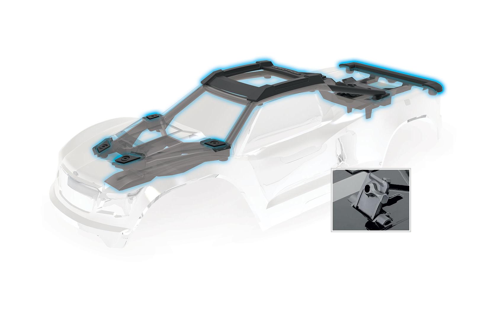 Monster Truck WideMAXX, 4WD, Gelb 1:10, ARTR<br>Verbreiterte Version des 4WD Brushless Truck «Maxx»