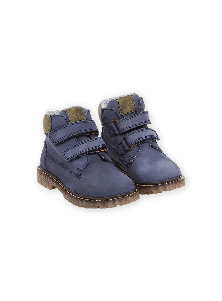Boots montantes en cuir
