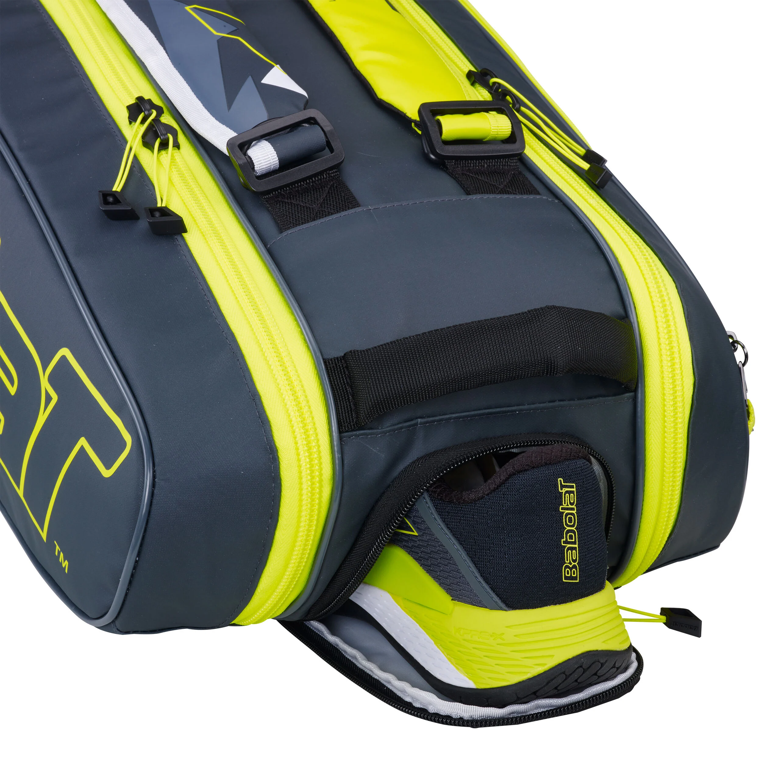 Babolat Pure Aero RH X 6 Housse De Raquette - Anthracite , Jaune