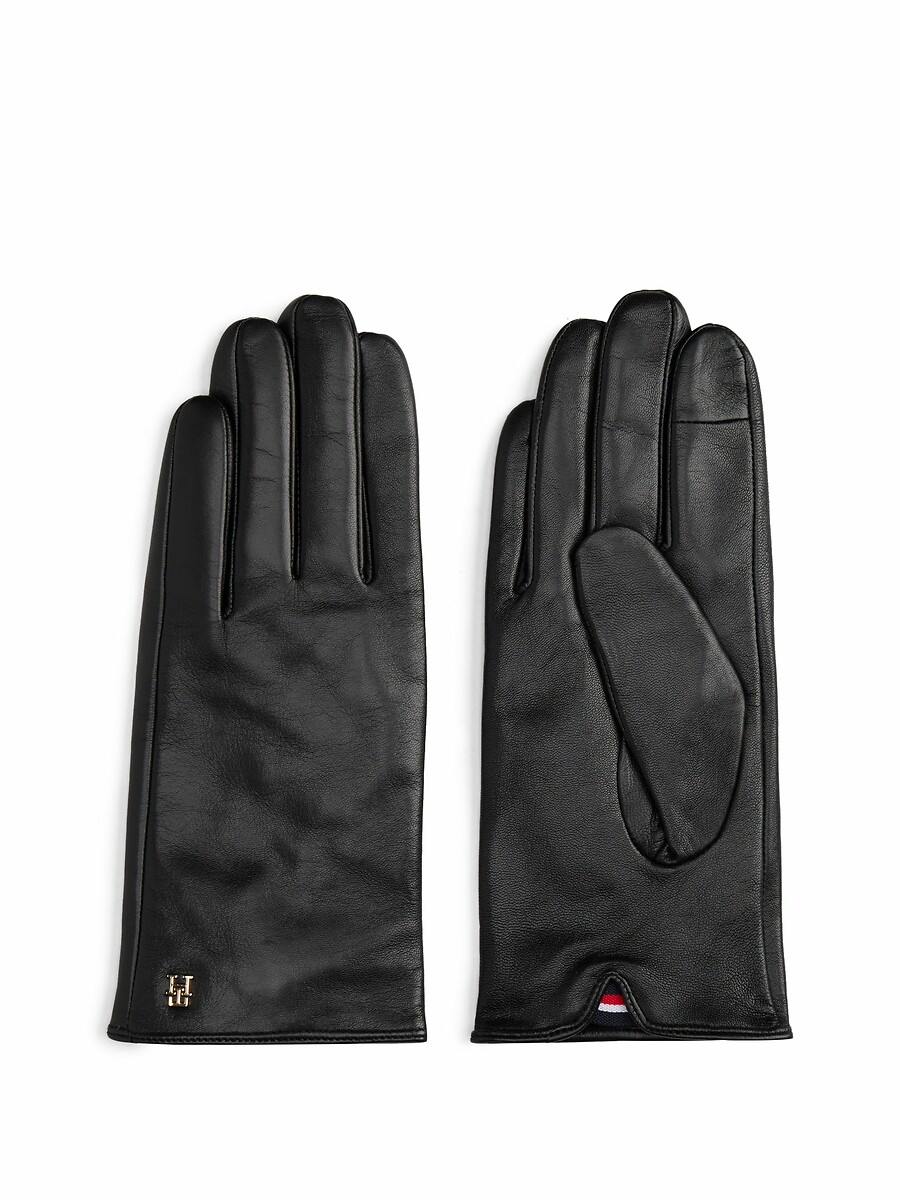 TOMMY HILFIGER<br>Luvas de couro Elegância sofisticada