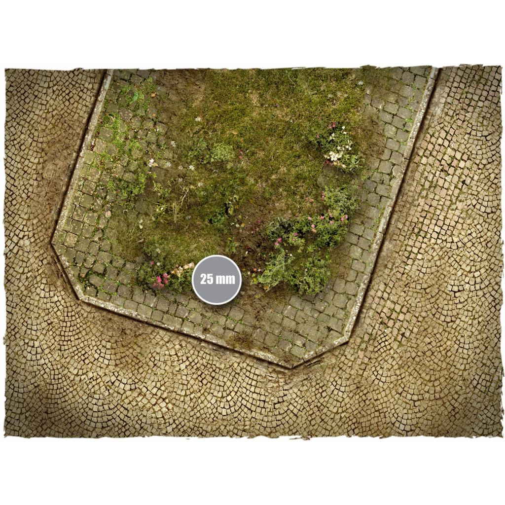 Terrain Mat Mousepad - Cobblestone Steets V2 - 120x180