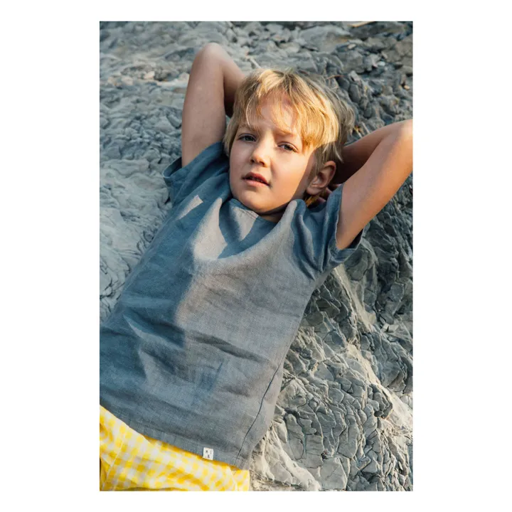 Matona T-Shirt Lin | Bleu gris