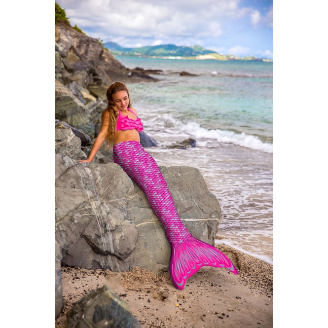 Fin Fun - Meerjungfrau Schwimmflosse - Größe S/M - in pink