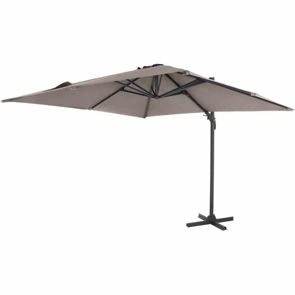 Ampelschirm CALIFORNIA - taupe - 300x300 cm