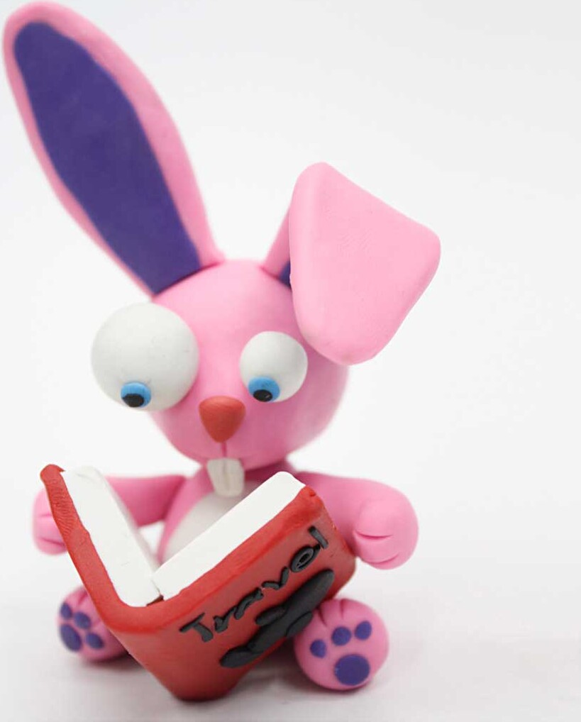 Soft Clay - Modellervoks - Neon Pink - 500 G