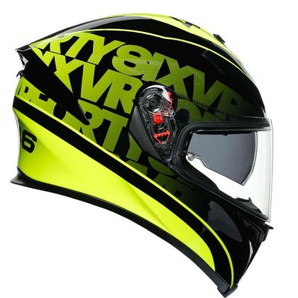 Casque AGV K-5 S - FAST 46 MAXVISION - Noir / Jaune