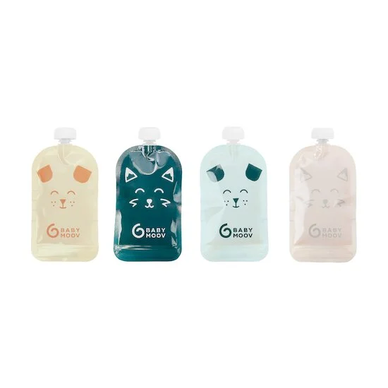 Lot de 20 Gourdes réutilisables Isy Pouches   150 ml   de               Babymoov
