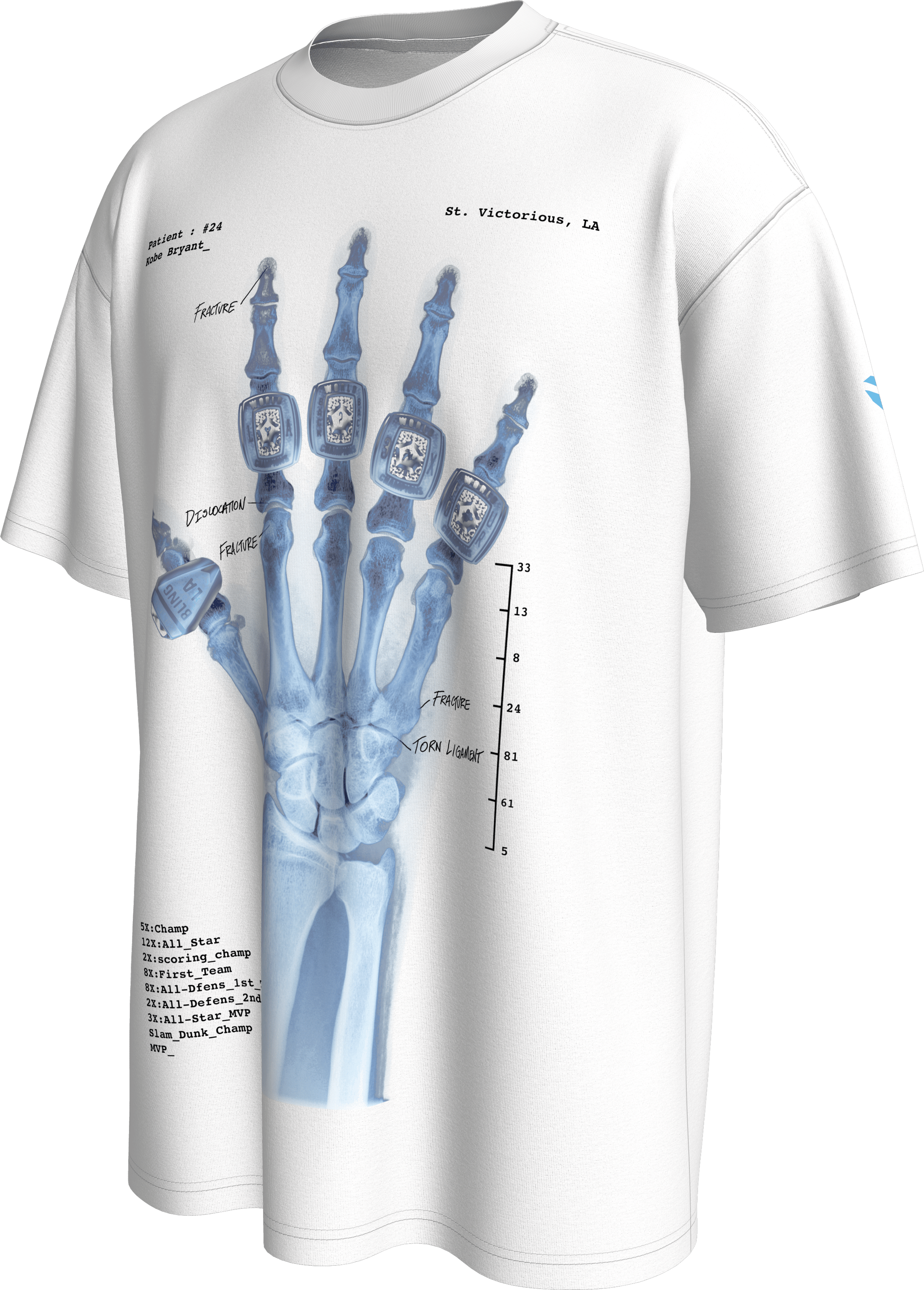 Nike Xray M90 T-Shirt Weiss F100