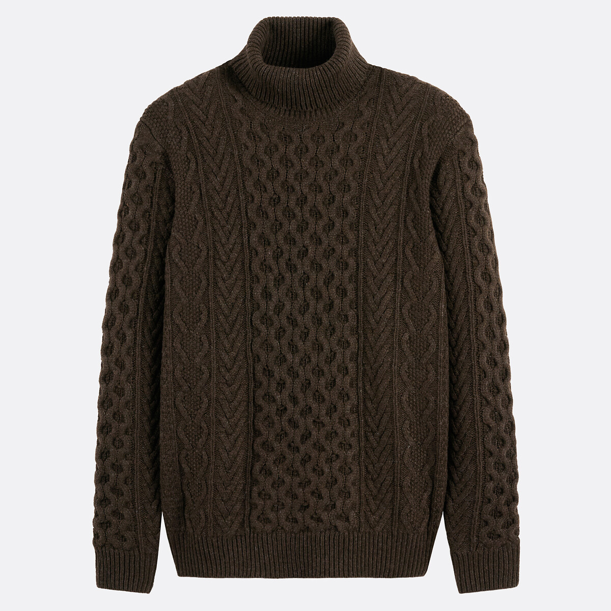 COLEÇÕES LA REDOUTE<br>Gola alta tricotada Signature GAUTHIER