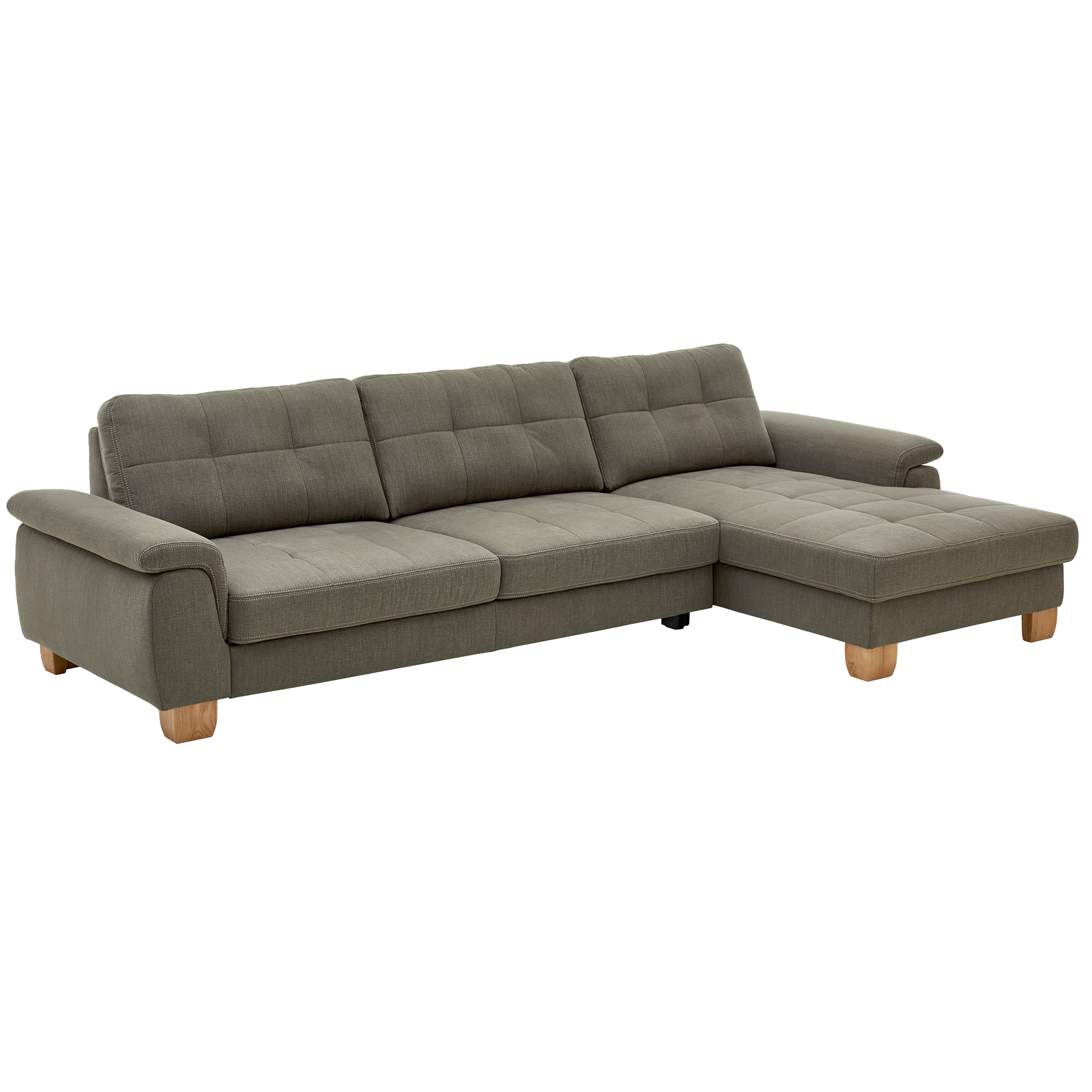 polsterpower Ecksofa - schilf - Basismodell - Canapé rechts