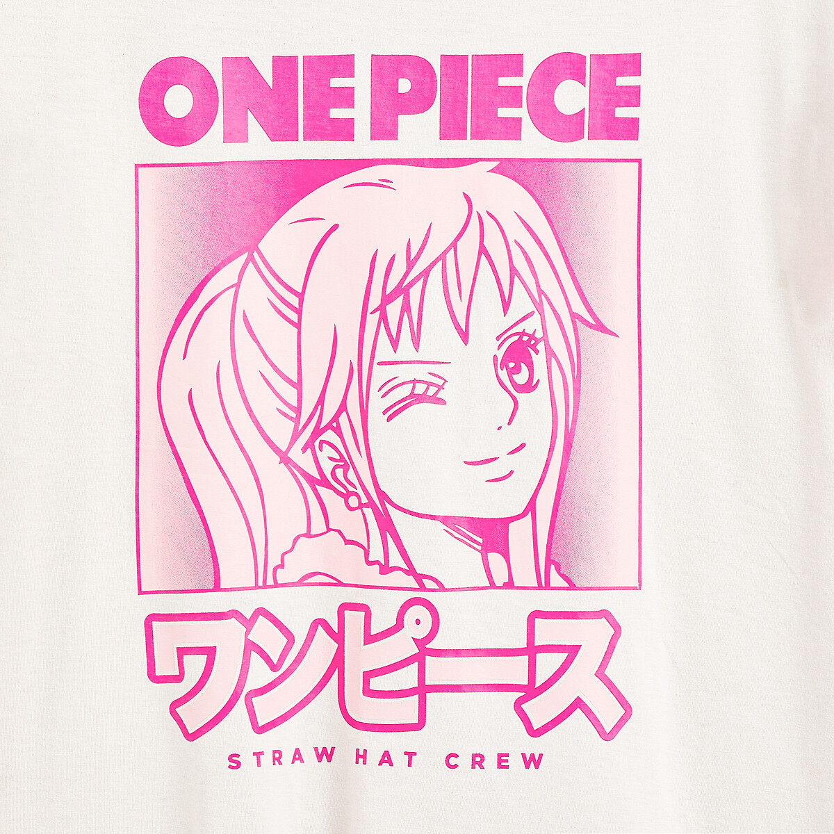 Camiseta One Piece, modelo oversized