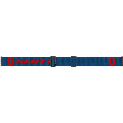 Masque cross Scott Fury WFS - dark blue/neon red clear works 2024 - Bleu / Rouge