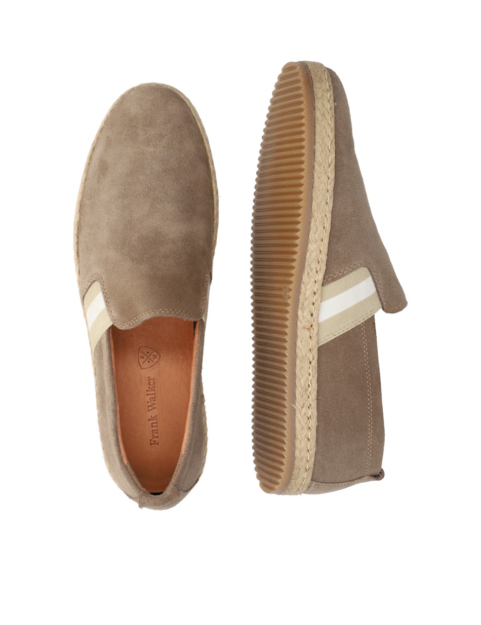 Veloursleder Slipper sportiv