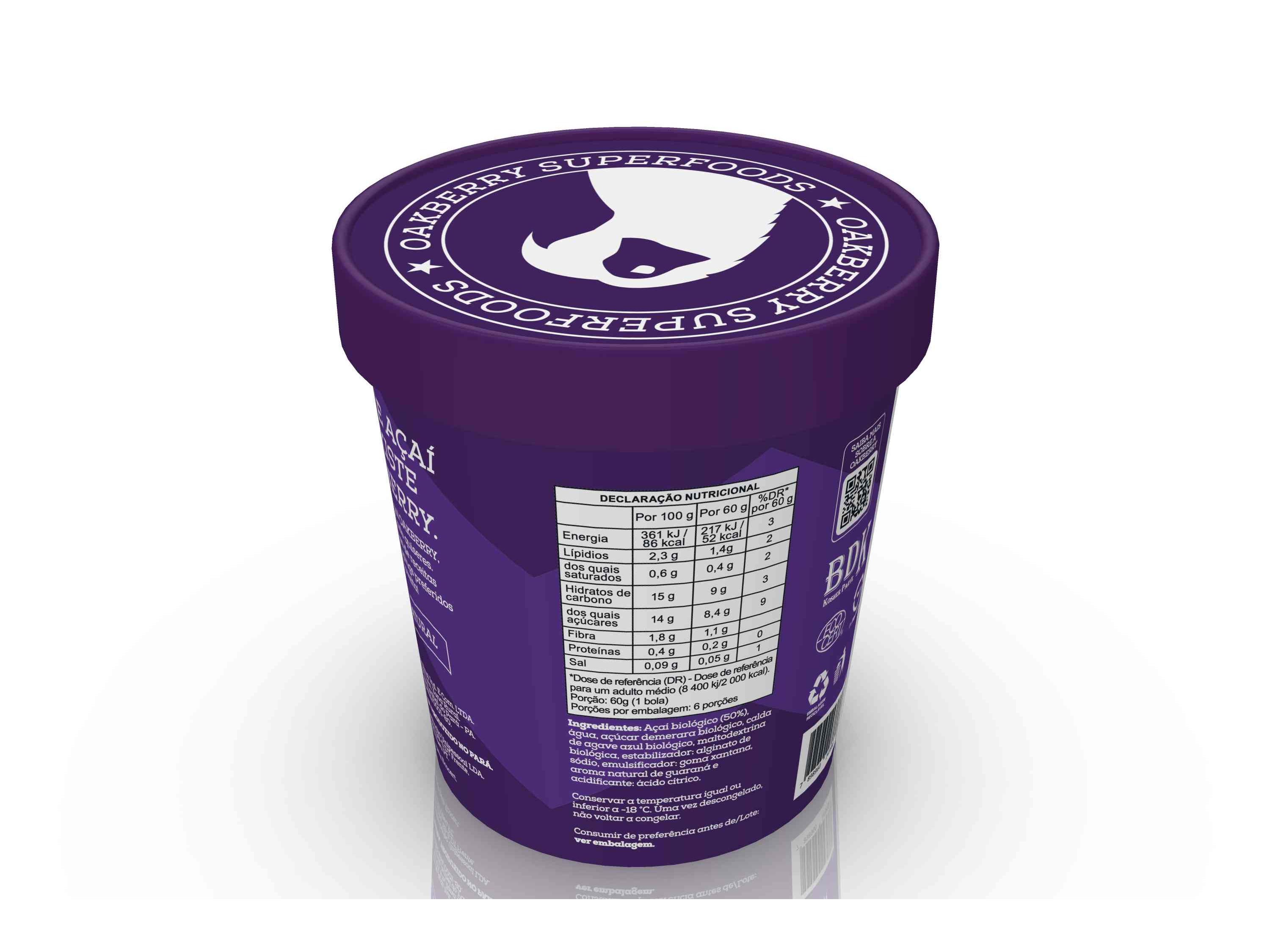 POTE AÇAÍ OAKBERRY BIO 473ML