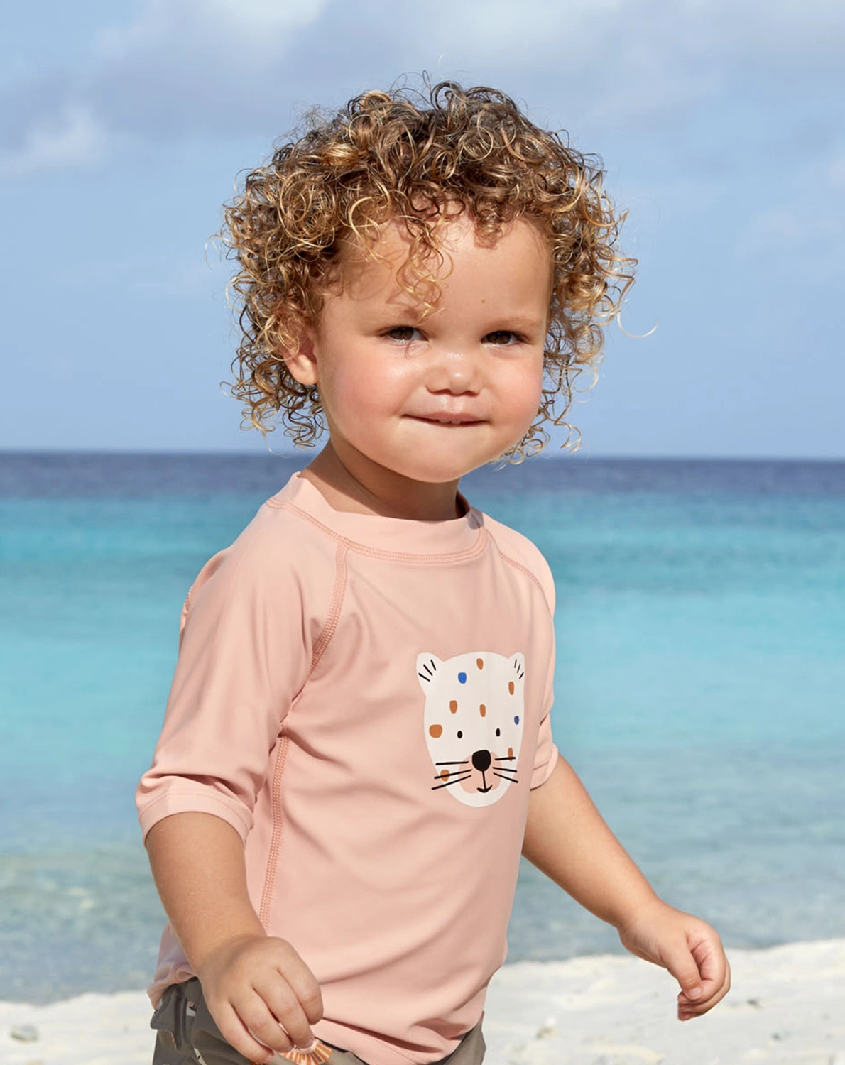 Badeshirt LEOPARD in pink