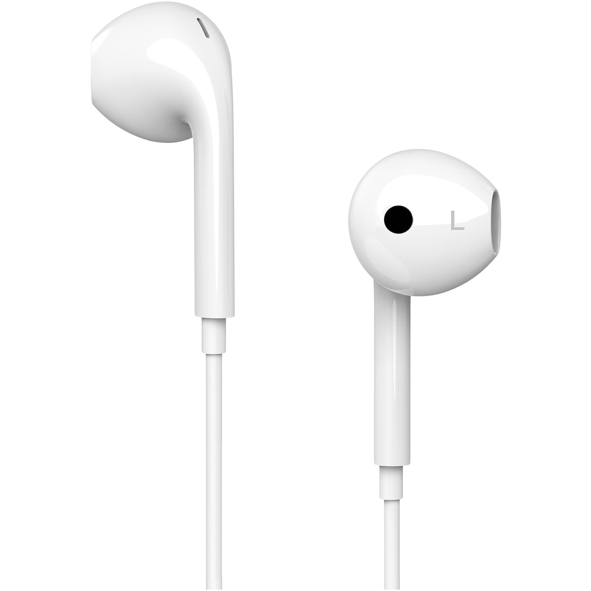 Unisynk USB-C in-ear hodetelefoner (hvit)
