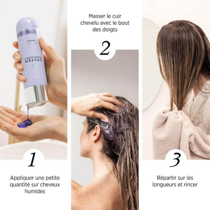 Shampoing LuxeBlond System Professional 1L