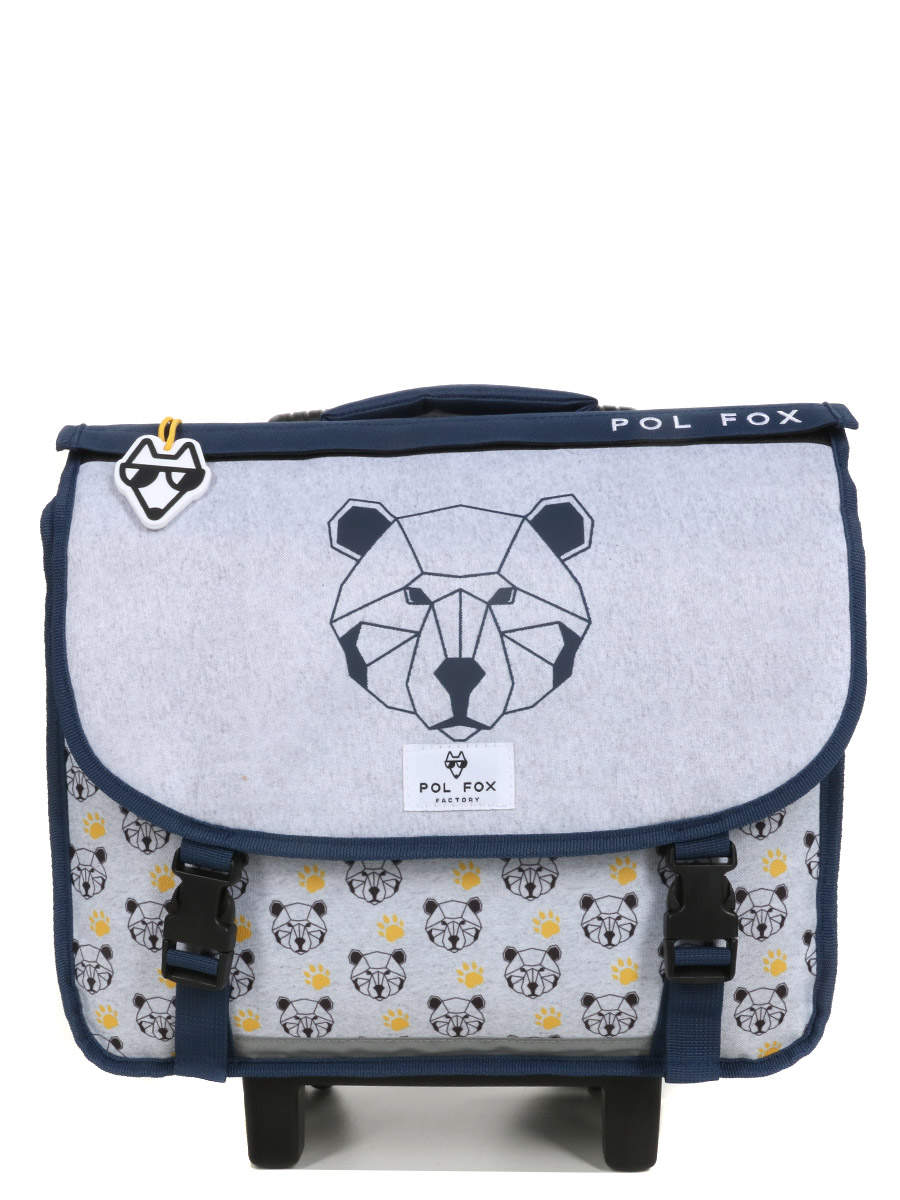 Cartable À roulettes RÀversible Pol Fox Bear 38 cm