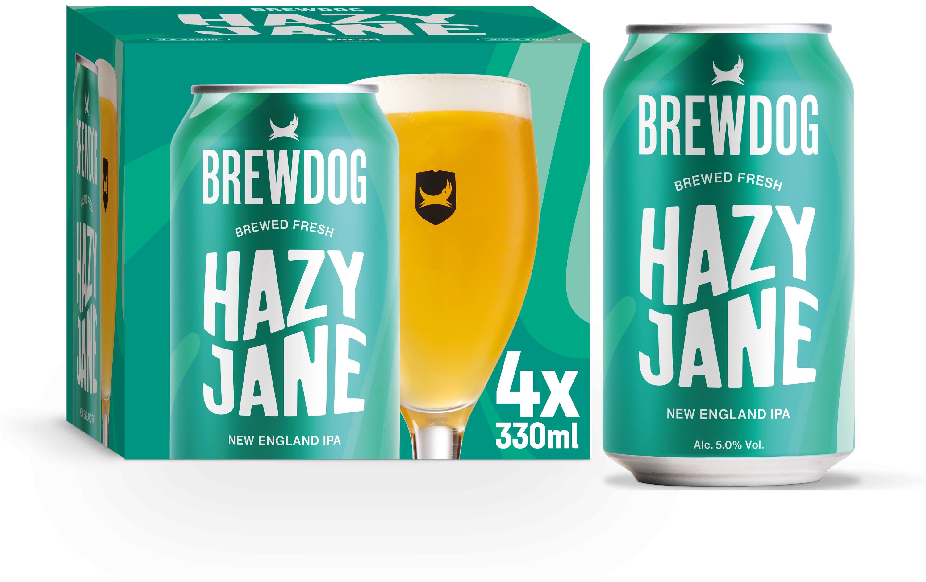 Hazy Jane 4 x 0.33 lFruchtbetontes India Pale Ale mit leichter Trübung