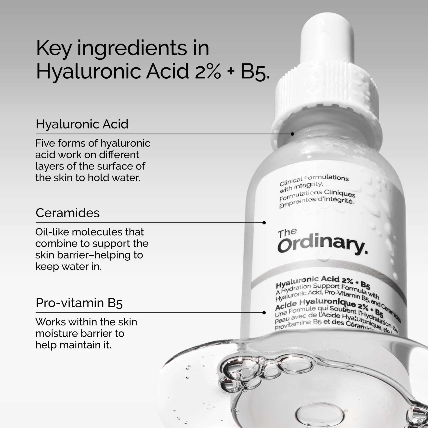 The Ordinary Hyaluronic Acid 2% + B5 V2 Next Gen Serum 30 ml