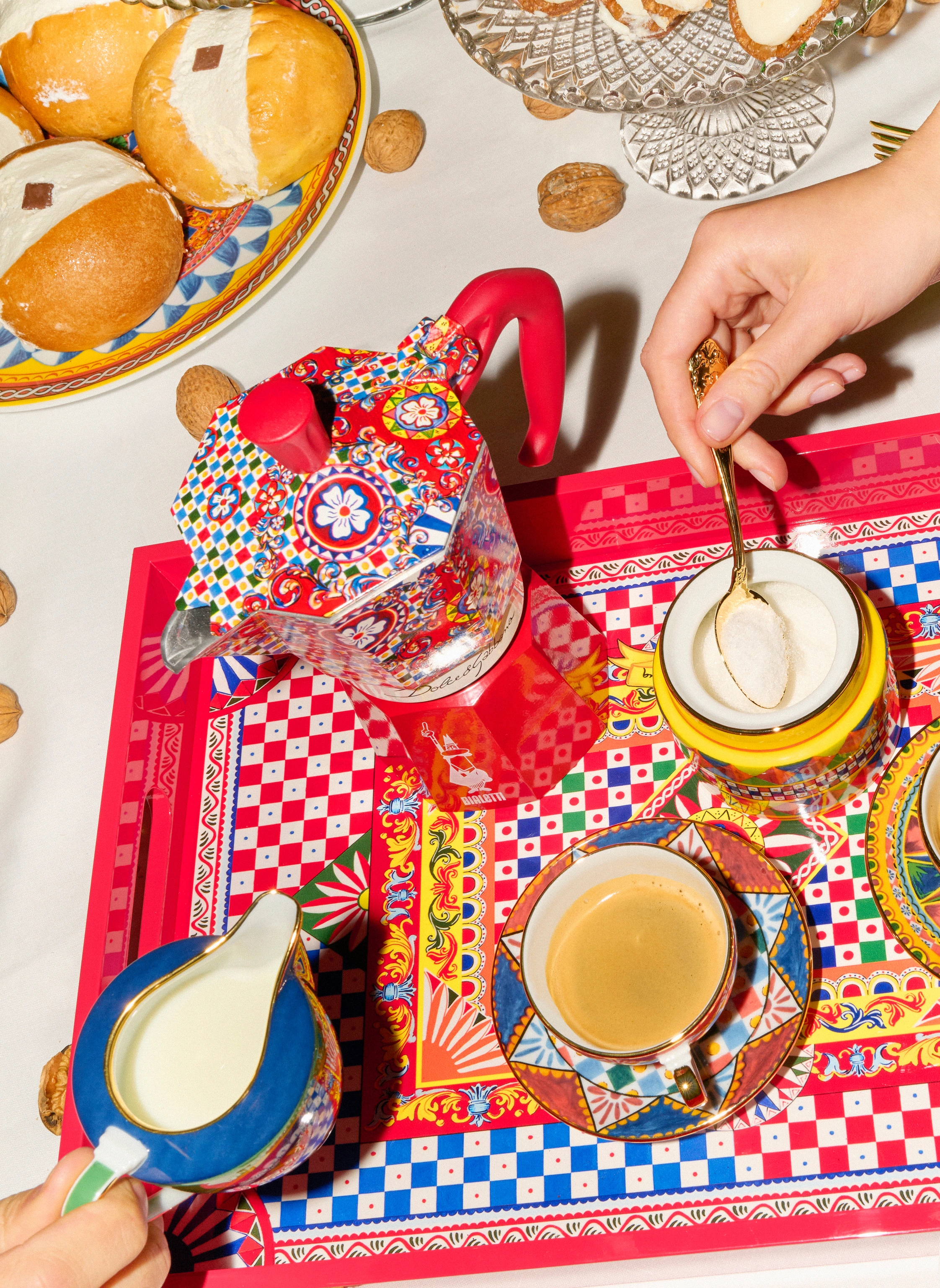 DOLCE & GABBANA CASA 5-tlg. Espressokocher-Set