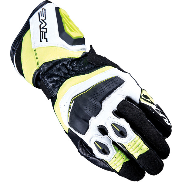 Five - Gants RFX4 Evo Noir / Blanc / Jaune fluo