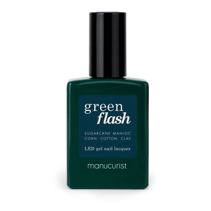 Manucurist Vernis à ongles semipermanent Green Flash Dark Clover - 15 ml