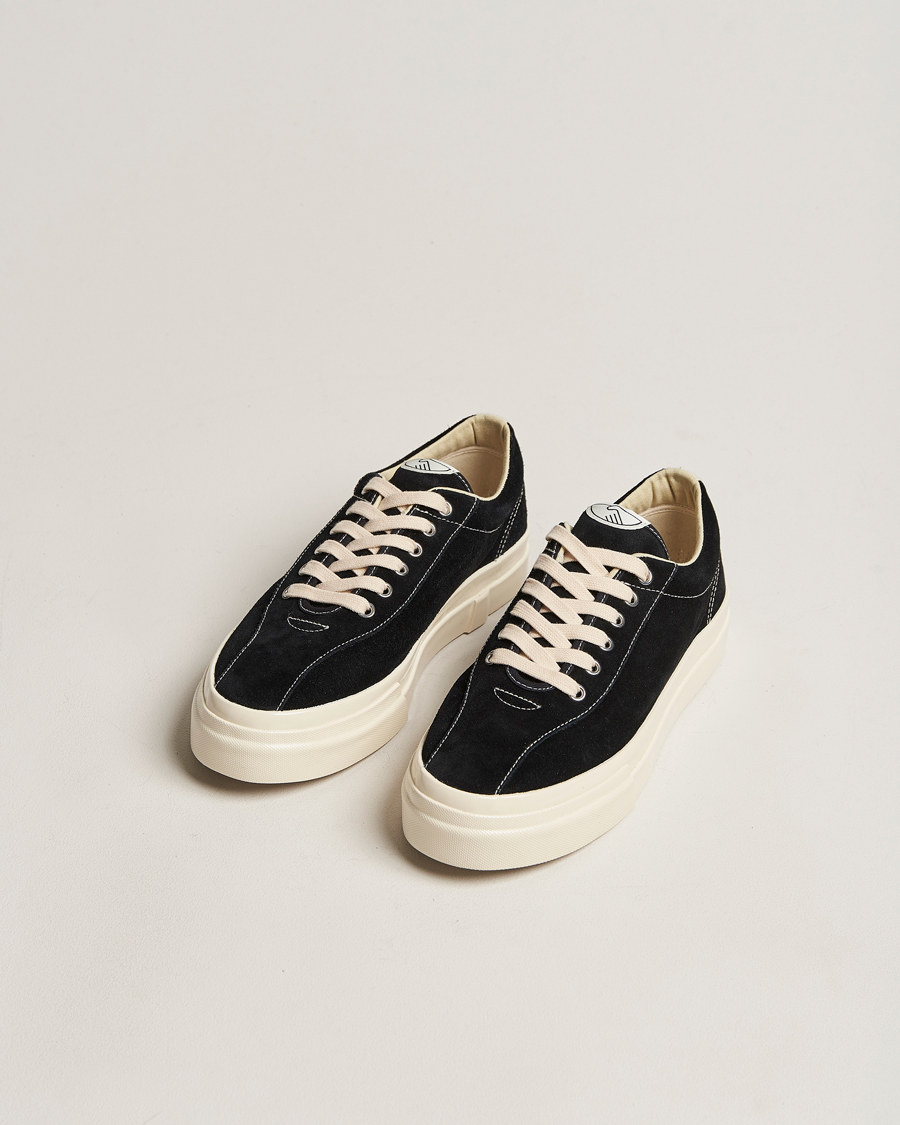 Stepney Workers Club Dellow Suede Sneaker Black/Ecru