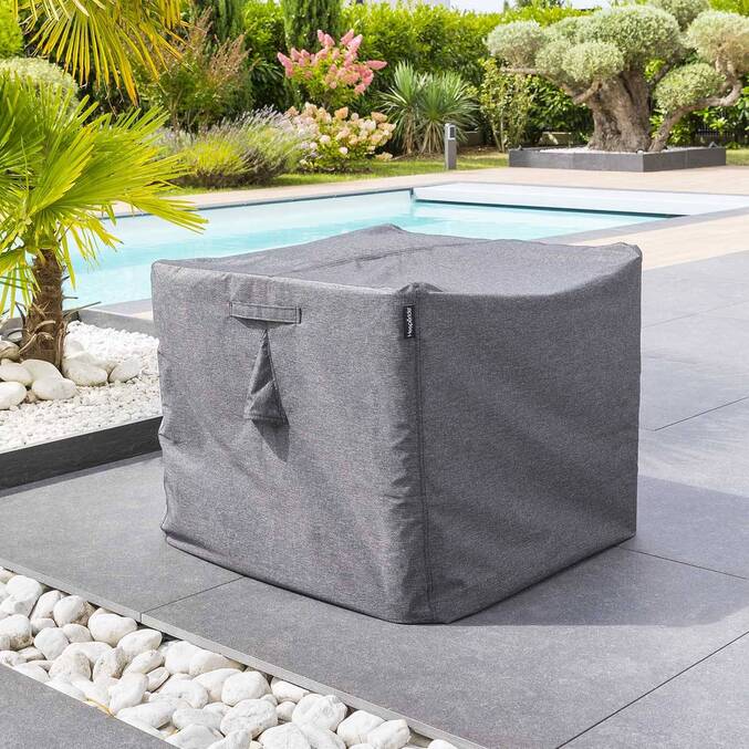 Housse de protection HAMBO pour table haute Gris