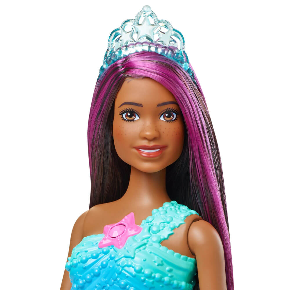 Barbie Brooklyn Zauberlicht Meerjungfrau mit Leuchtfunktion, 3 bis 7Jahre