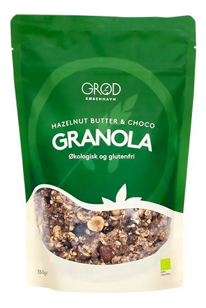 GRØD København Granola m. Hazelnut butter & Choco Ø - 350 g.