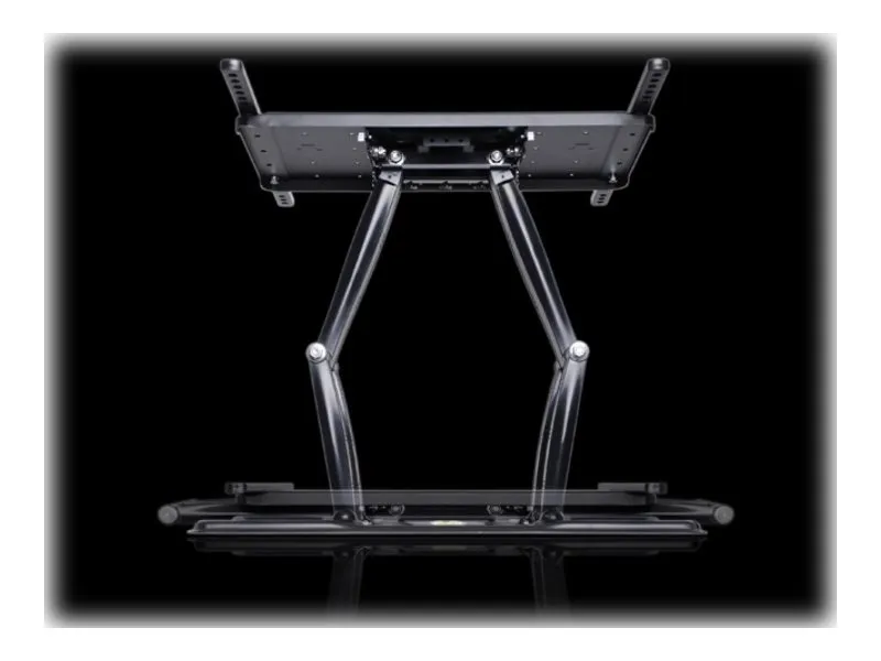 Multibrackets M VESA Super Slim Tilt & Turn Plus HD - Monteringssæt (drejelig arm) - for fladt panel - sort - skærmstørrelse: 42