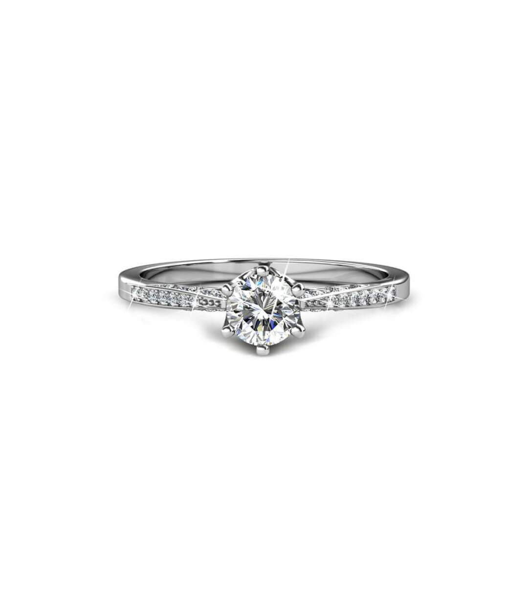 Bague Destiny - Argenté et Cristal