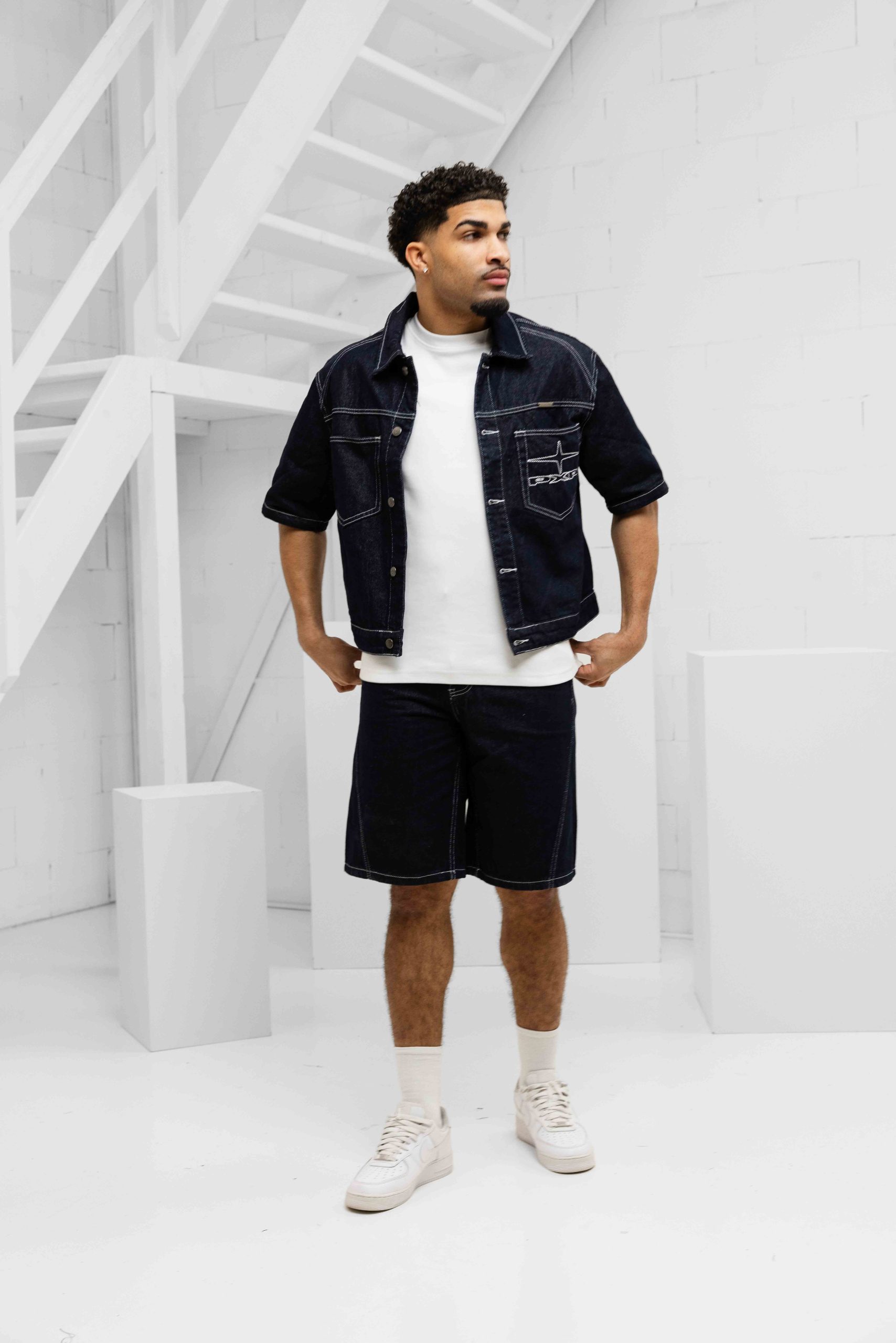 Project X Paris Knockout Denim Zomerset Heren Donkerblauw