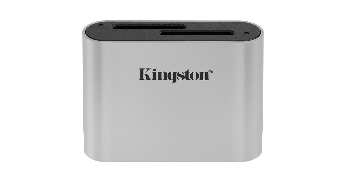 KingstonWorkflow SD Reader kaartlezer  (Zilver/zwart)
