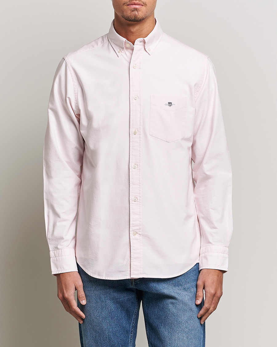 GANT Regular Fit Oxford Shirt Light Pink