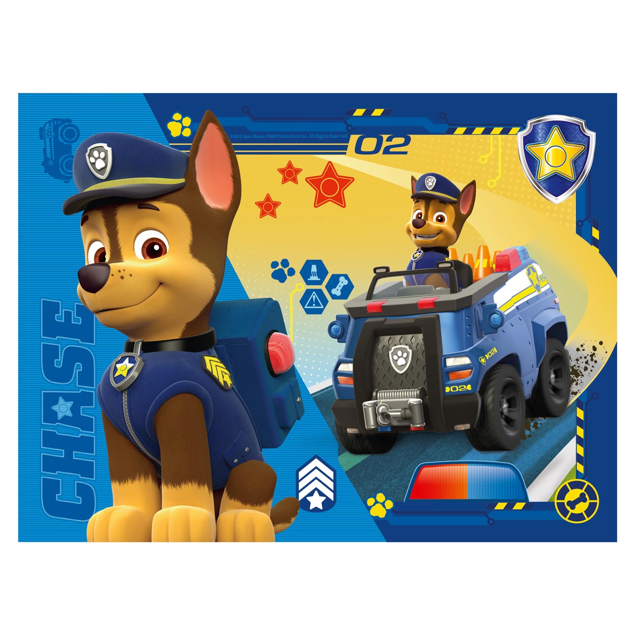 PAW Patrol Puzzel - Puppies op Pad, 4in1