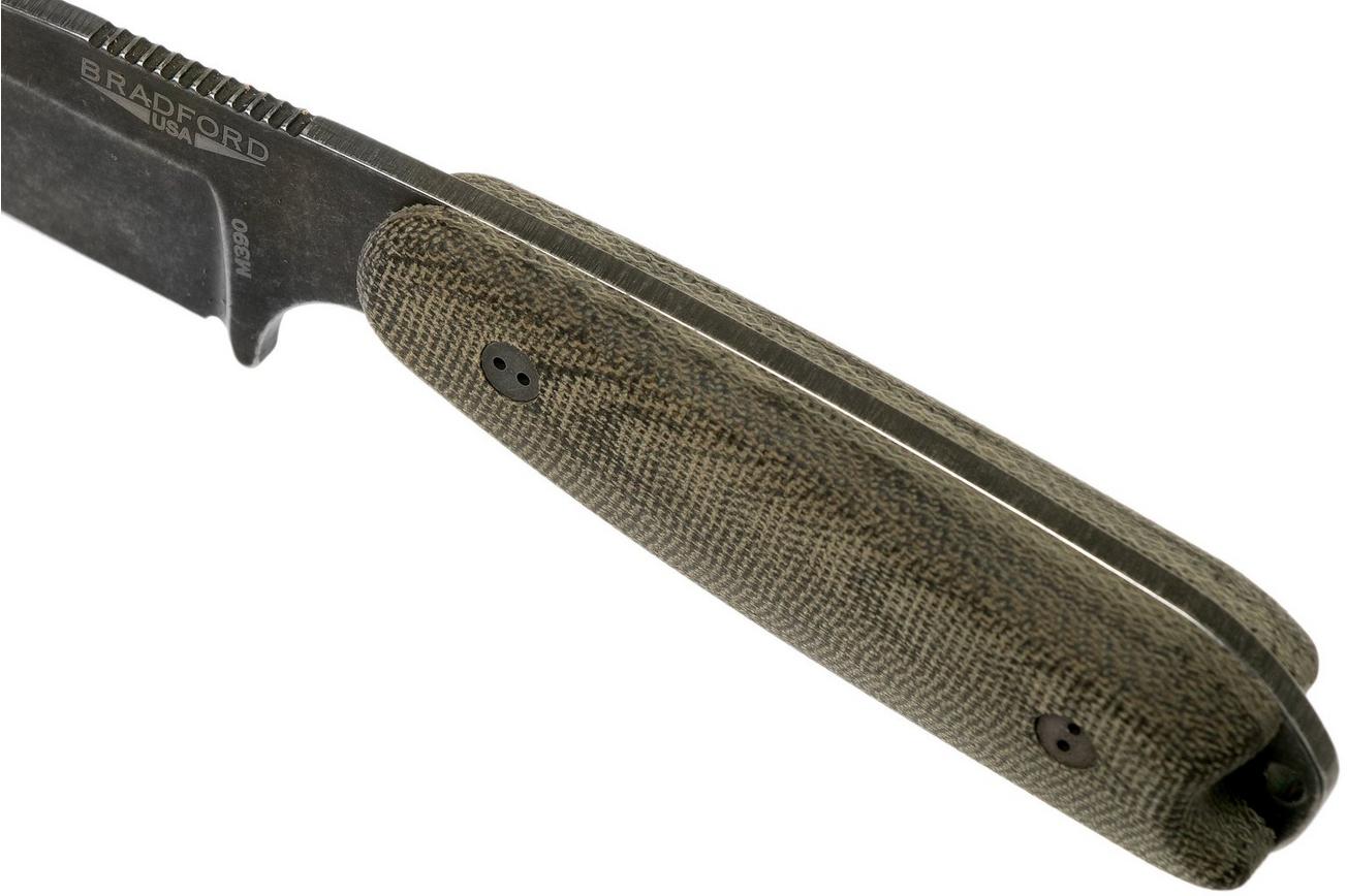 Bradford Guardian 3.5, 3D OD Green Micarta Guardian 3.5 M390, Sabre Nimbus 35S-102N