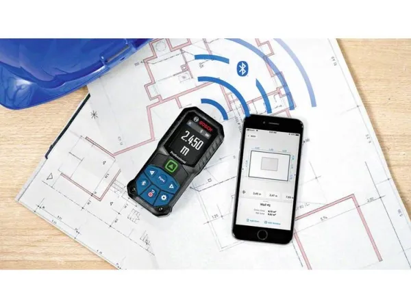 Bosch Professional GLM 50-27 CG Laserafstandsmåler Stativadapter 6,3 mm (1/4)., Bluetooth, Dokumentations-app Måleområde (maks.) 50 m